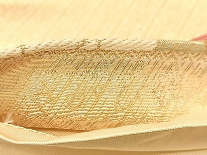 平和屋着物◎六通柄袋帯　唐織　さがび錦　裂取有職文　金糸　正絹　逸品　BAAU2317yc