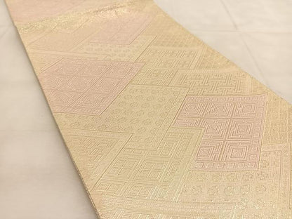 平和屋着物◎佐賀錦　全通柄袋帯　有職文様正絹　逸品　BAAU2957yc