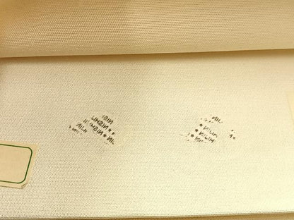 平和屋着物◎西陣　六通柄袋帯　唐織　亀甲花菱文様　金糸　正絹　逸品　BAAU3209hj