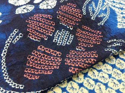 平和屋着物∴夏物 浴衣 有松鳴海絞り 梅 綿 逸品 BAAU3425hj