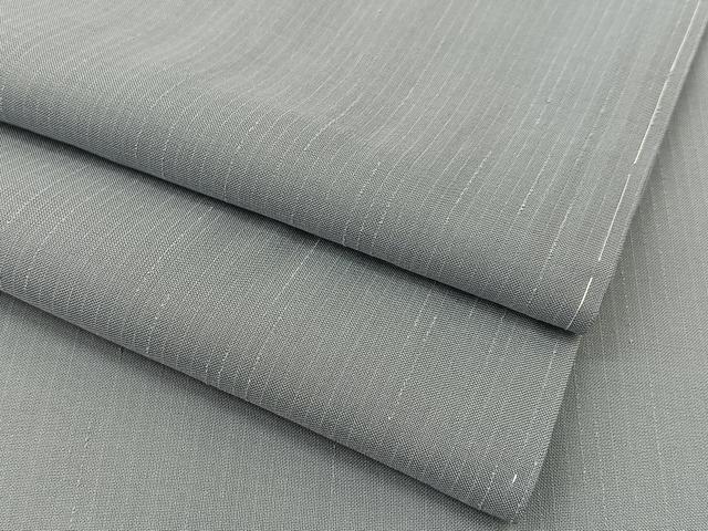 平和屋着物＊夏物 紗紬 縞 正絹 逸品 未使用 BAAU3433hj
