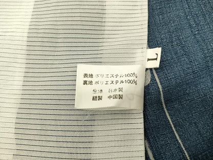 平和屋着物＊夏物　小紋　紗　桜　洗える着物　BAAU3439hj