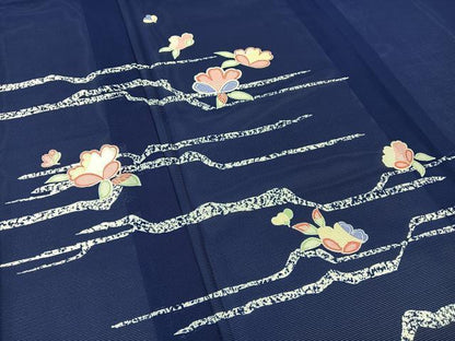 平和屋着物＊夏物　訪問着　絽　椿　洗える着物　未使用　BAAU3443hj