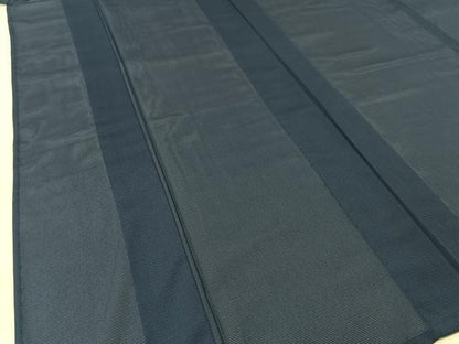 平和屋着物＊夏物 色無地 藍鉄色 洗える着物 BAAU3470hj