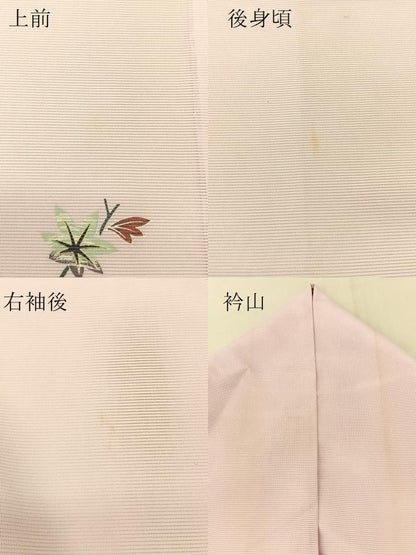 平和屋着物＊夏物 色留袖 絽 枝花文 BAAU3472hj