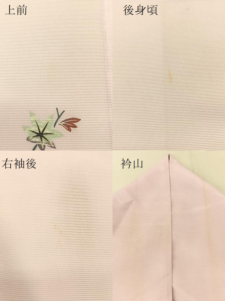 平和屋着物＊夏物 色留袖 絽 枝花文 BAAU3472hj