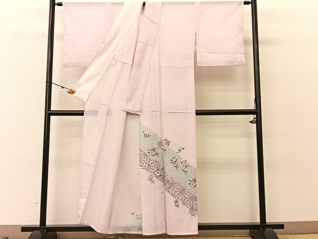 平和屋着物＊夏物 色留袖 絽 枝花文 BAAU3472hj