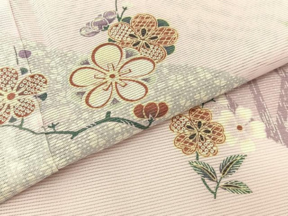 平和屋着物＊夏物 色留袖 絽 枝花文 BAAU3472hj