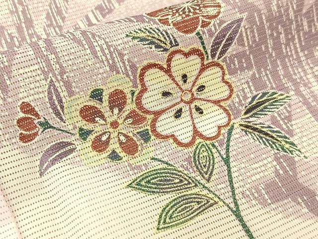 平和屋着物＊夏物 色留袖 絽 枝花文 BAAU3472hj