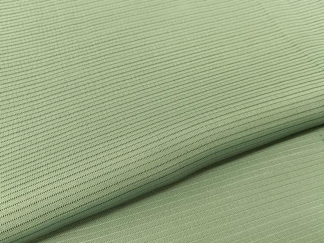平和屋着物＊夏物 色無地 絽 山葵色 洗える着物 BAAU3473hj