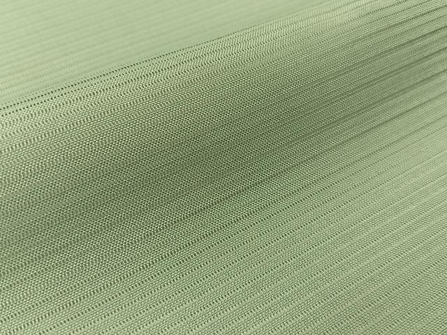 平和屋着物＊夏物 色無地 絽 山葵色 洗える着物 BAAU3473hj