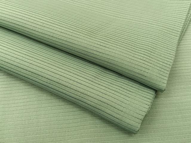 平和屋着物＊夏物 色無地 絽 山葵色 洗える着物 BAAU3473hj