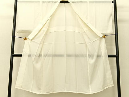 平和屋着物＊夏物 長襦袢 絽 生成り色 正絹 逸品 BAAU3477hj