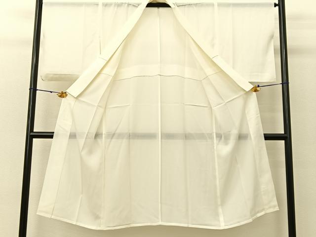 平和屋着物＊夏物 長襦袢 絽 生成り色 正絹 逸品 BAAU3477hj