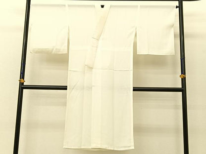 平和屋着物＊夏物 長襦袢 絽 生成り色 正絹 逸品 BAAU3477hj