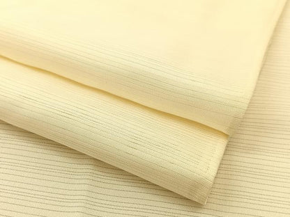 平和屋着物＊夏物 長襦袢 変わり絽 鳥の子色 正絹 逸品 BAAU3479hj