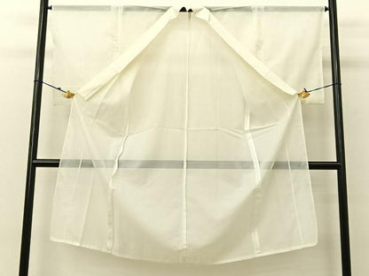 平和屋着物＊夏物 長襦袢 絽 鳥の子色 洗える着物 BAAU3483hj