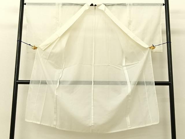 平和屋着物＊夏物 長襦袢 絽 鳥の子色 洗える着物 BAAU3483hj