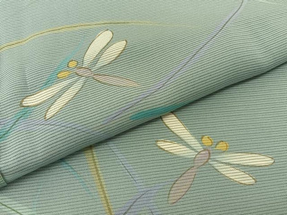 平和屋着物＊夏物　訪問着　絽　とんぼ　暈し染め　正絹　逸品　BAAU3484hj