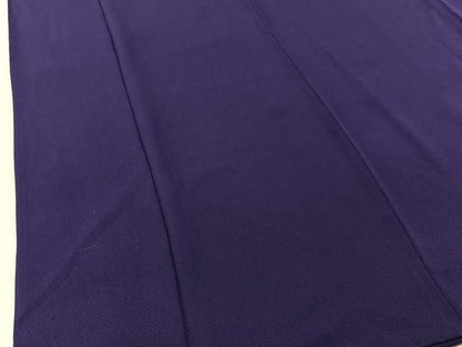 平和屋着物●上質な色無地 丸地紋 濃鼠色 正絹 逸品 BAAU3660hj