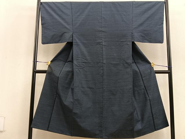 平和屋着物■男性　本場大島紬　総詰め　80亀甲　正絹　逸品　BAAU4289mz