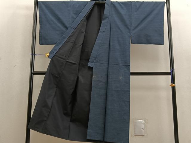 平和屋着物■男性　本場大島紬　総詰め　80亀甲　正絹　逸品　BAAU4289mz