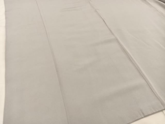 平和屋着物●上質な色無地 茶鼠色 三越扱い 正絹 逸品 BAAU4386mz