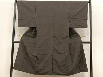 平和屋着物■男性　紬　縞　正絹　逸品　BAAU4435mz