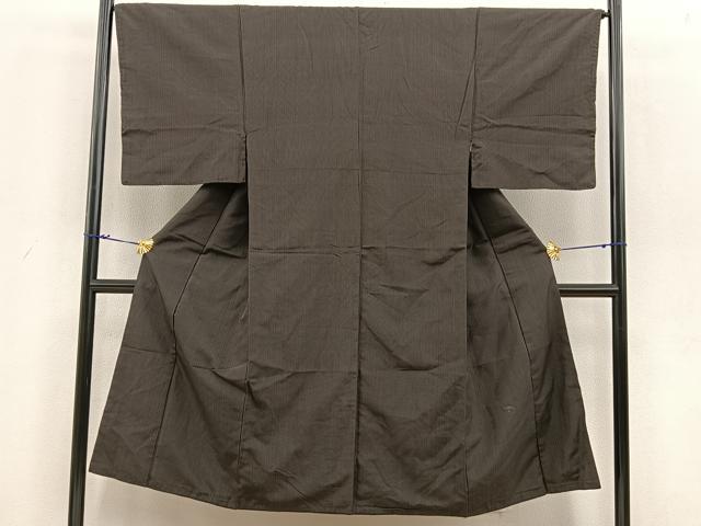 平和屋着物■男性　紬　縞　正絹　逸品　BAAU4435mz