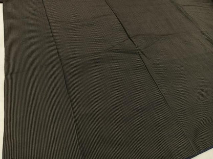平和屋着物■男性　紬　縞　正絹　逸品　BAAU4435mz