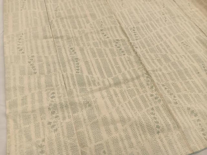 平和屋着物■上質な紬　幾何学文様　正絹　逸品　BAAU4517mz