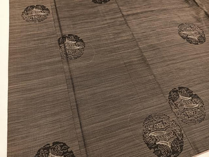 平和屋着物●本場大島紬 金閣寺 正絹 逸品 BAAU4634gt