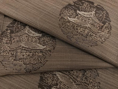 平和屋着物●本場大島紬 金閣寺 正絹 逸品 BAAU4634gt