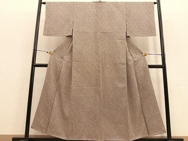平和屋着物●大変加工の良い総絞り小紋 正絹 逸品 BAAU4639gt