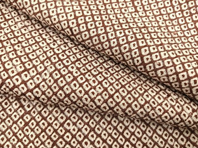 平和屋着物●大変加工の良い総絞り小紋 正絹 逸品 BAAU4639gt