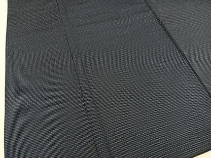 平和屋着物●男性 本場大島紬 アンサンブル 幾何学文様 長羽織 正絹 逸品 BAAU4666gt