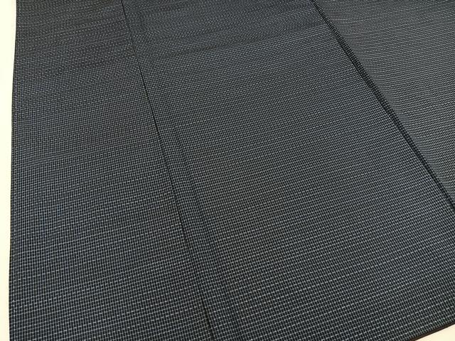 平和屋着物●男性 本場大島紬 アンサンブル 幾何学文様 長羽織 正絹 逸品 BAAU4666gt