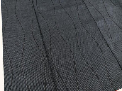 平和屋着物●本場大島紬 7マルキ 立涌文 正絹 逸品 BAAU4675gt