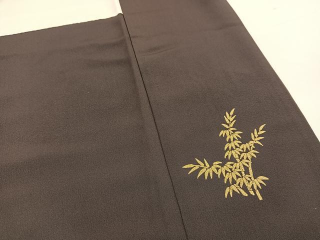 平和屋着物●訪問着　駒刺繍　松竹梅　暈し染め　金銀糸　金彩　正絹　逸品　BAAU4708gt