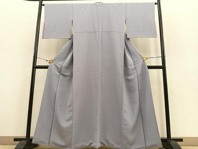 平和屋着物●加賀友禅の巨匠　初代　由水十久監修　色無地　霞色　正絹　逸品　BAAU4743gt