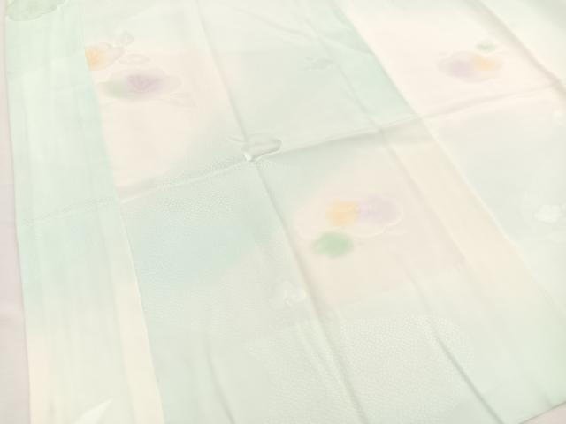 平和屋着物●長襦袢 袷 花地紋 暈し染め 正絹 逸品 BAAU4774gt