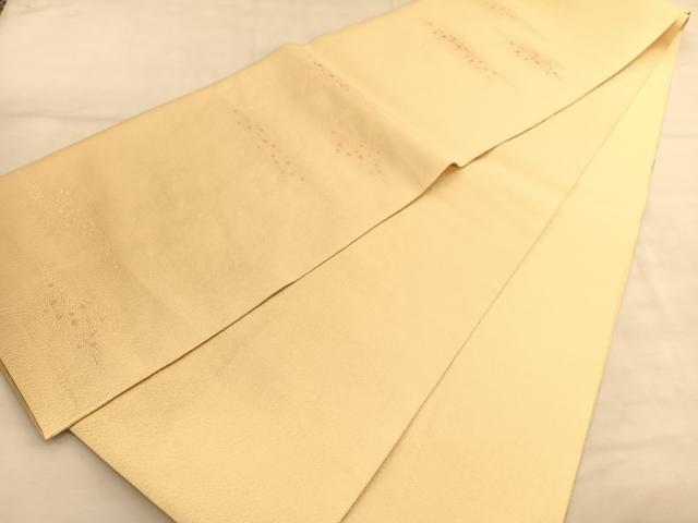 平和屋着物◎両面　六通柄袋帯　波涛扇面文　金糸　正絹　逸品　BAAU5060hv