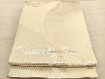 平和屋着物◎両面　六通柄袋帯　唐織　孔雀　金銀糸　正絹　逸品　BAAU5287hv