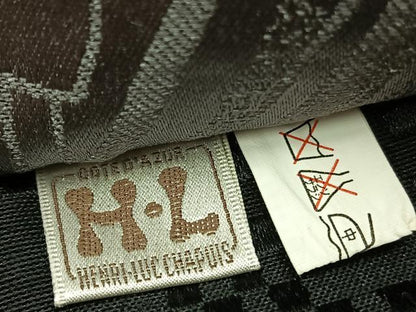 平和屋着物●H・L（アッシュエル） HENRI-LUC CHAPUIS 両面 全通柄袋帯 破れ色紙花文 BAAU5323hv