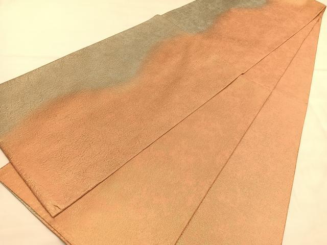 平和屋着物◎両面　六通柄袋帯　霞文　金糸　正絹　逸品　BAAU5390hv