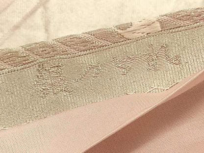 平和屋着物◎六通柄袋帯　唐織　銀つづれ　孔雀　金銀糸　正絹　逸品　BAAU5722hv
