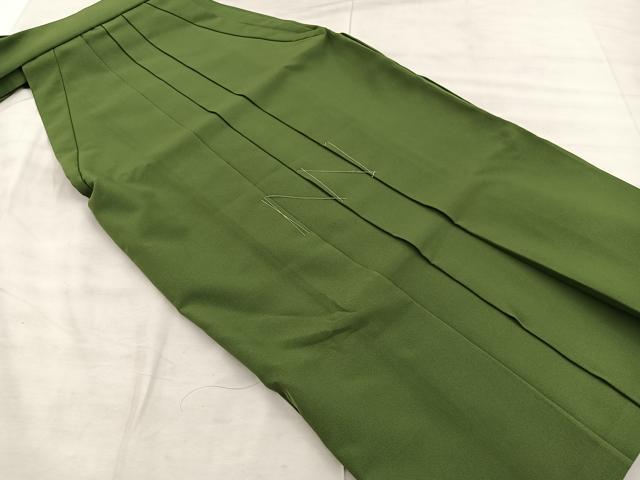 平和屋着物●女性　行灯袴　総刺繍　草花文　洗える着物　未使用　BAAU5802mz