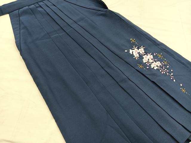 平和屋着物●女性　行灯袴　総刺繍　枝垂れ桜　ラインストーン　金糸　逸品　BAAU5816mz