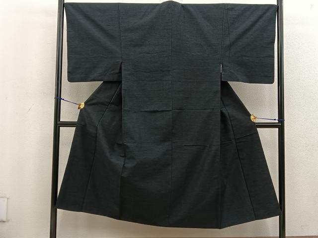 平和屋着物■男性　紬　絣文様　正絹　逸品　BAAU5947mz