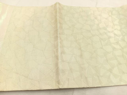平和屋着物◎太鼓柄袋帯　鶴　引箔　正絹　逸品　BAAU6085yc